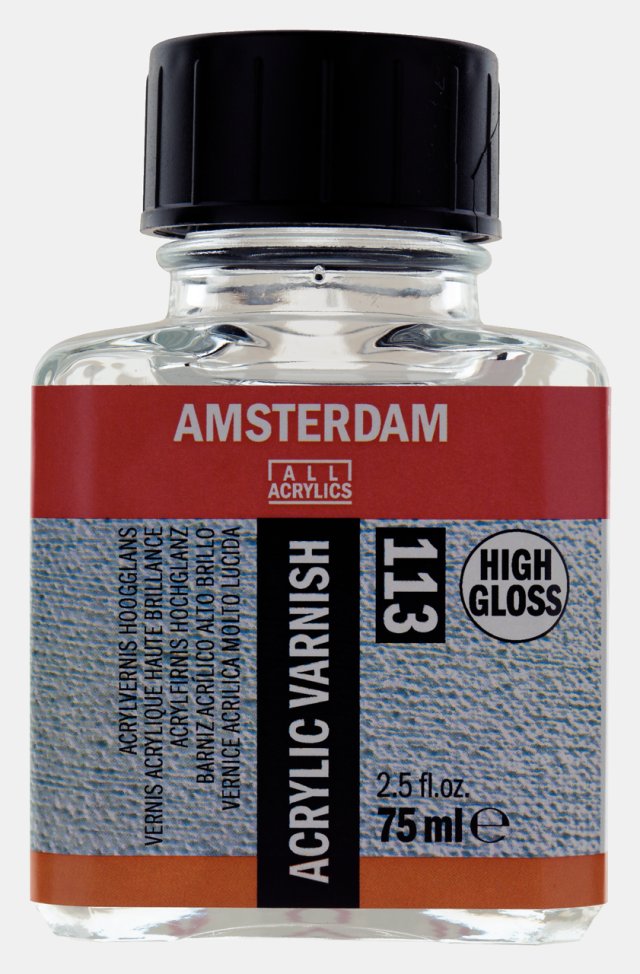 Amsterdam Akrilik Vernik Yüksek Parlaklık – 75 ML Profesyonel Akrilik Vernik — Amsterdam