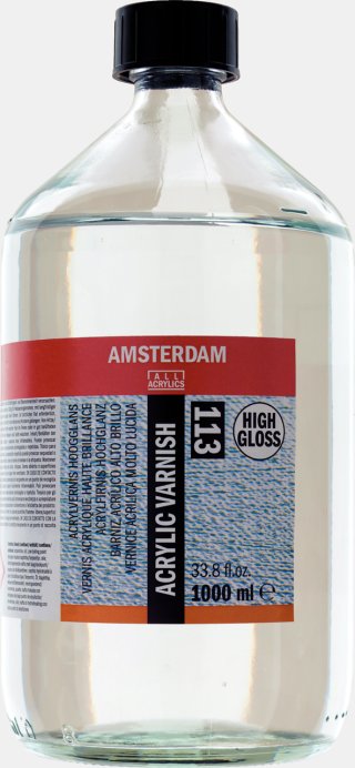 Amsterdam Akrilik Vernik Parlak – 1000 ML Profesyonel Parlak Vernik — Amsterdam