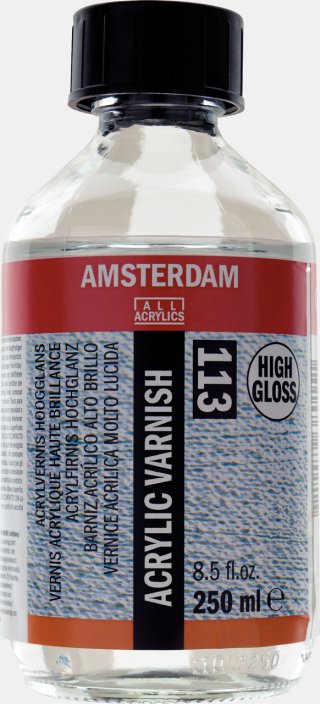 Amsterdam Parlak Akrilik Vernik 250 ML – Profesyonel Koruma ve Canlı Bitiş — Amsterdam