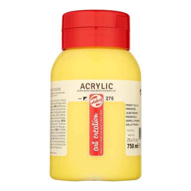 Art Creation Akrilik 750 ML Primary Yellow — Art Creation