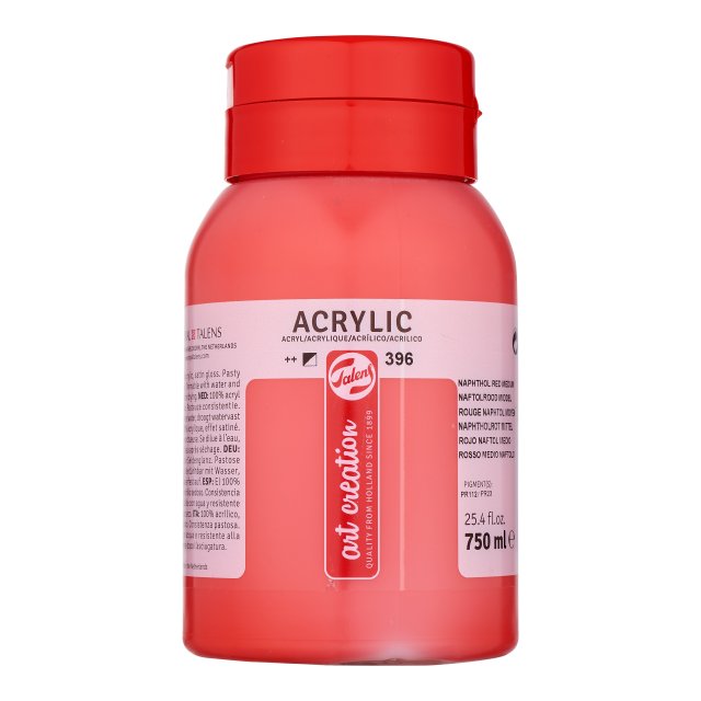Art Creation Akrilik 750 ML Naphthol Red Medium — Art Creation