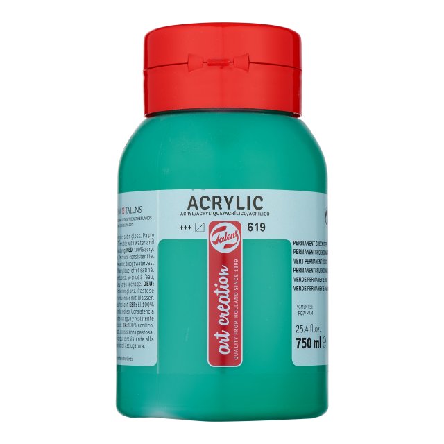 Art Creation Akrilik 750 ML Permanent Green Dye — Art Creation