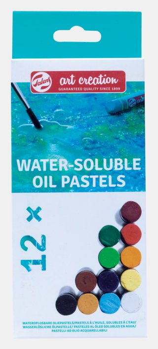 Art Creation Watersoluble Oil Pastel Set 12'li ( Sulandırılabilir ) — Art Creation