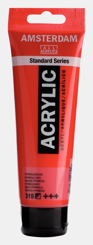 Amsterdam Standart Akrilik 120 ML Pyrrole Red Boya — Amsterdam