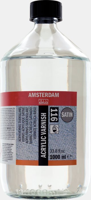 Amsterdam Acrylic Varnish Saten 116 – Akrilik Vernik 1000 ml — Amsterdam