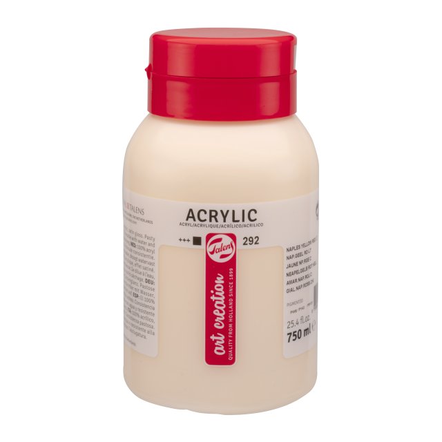 Art Creation Akrilik 750 ML Naples Yellow Red Likit Boya — Art Creation