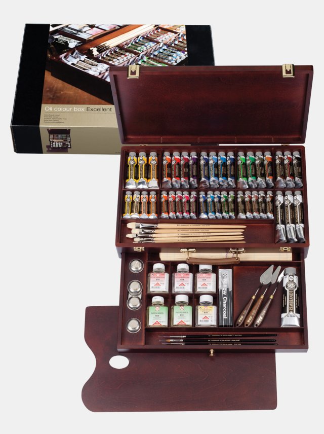 Rembrandt Yağlı Boya Takımı Box Traditional (Ahşap Kutu) — Rembrandt