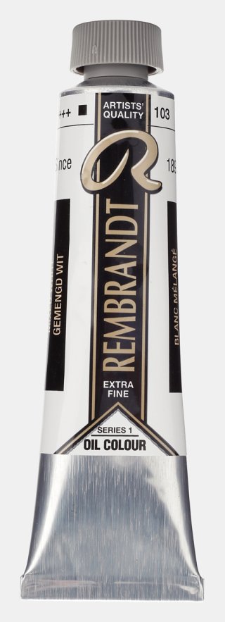 Rembrandt 40 ML Yağlı Boya Mixed White — Rembrandt