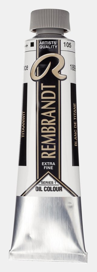 Rembrandt 40 ML Yağlı Boya Titanium White — Rembrandt