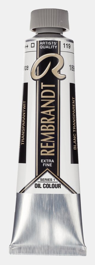 Rembrandt 40 ML Yağlı Boya Transparent White — Rembrandt