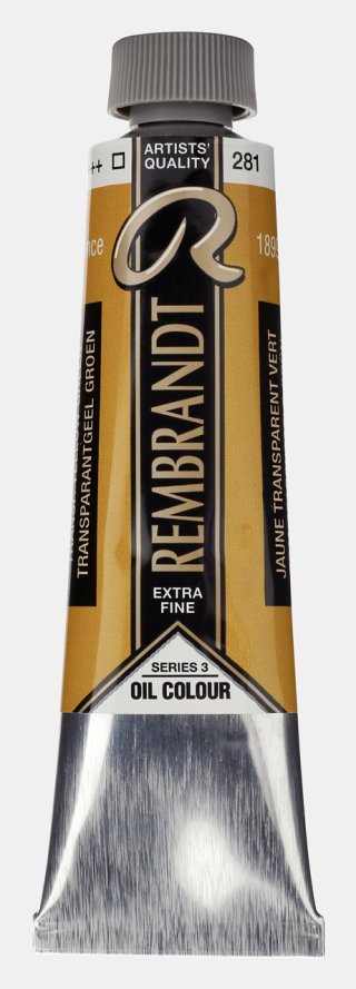 Rembrandt 40 ML Yağlı Boya Transparent Yellow Green — Rembrandt