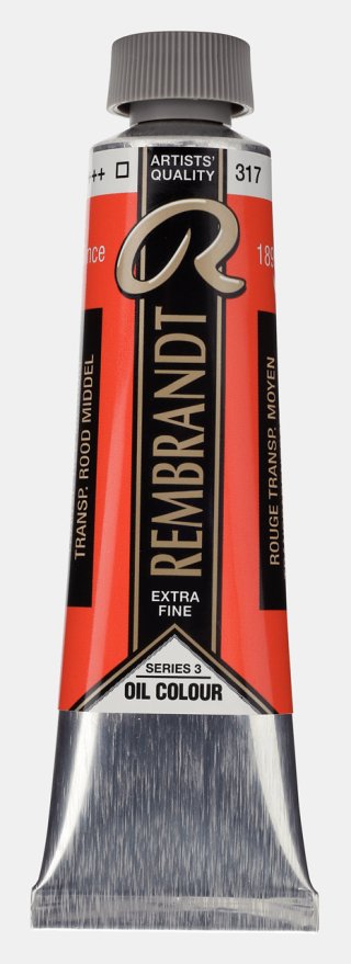 Rembrandt 40 ML Yağlı Boya Transparent Red Medium — Rembrandt