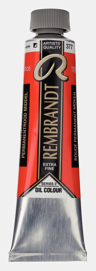 Rembrandt 40 ML Yağlı Boya Permanent Red Medium — Rembrandt
