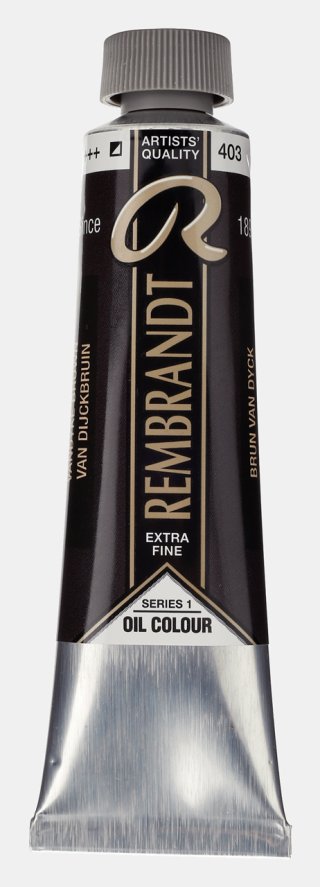 Rembrandt 40 ML Yağlı Boya Vandyke Brown — Rembrandt
