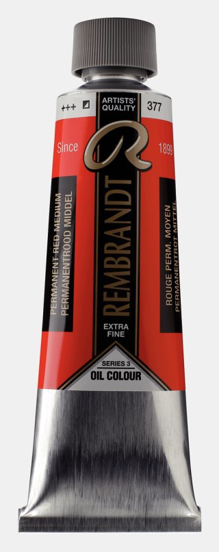 Rembrandt 150 ML Yağlı Boya Permanent Red Medium — Rembrandt