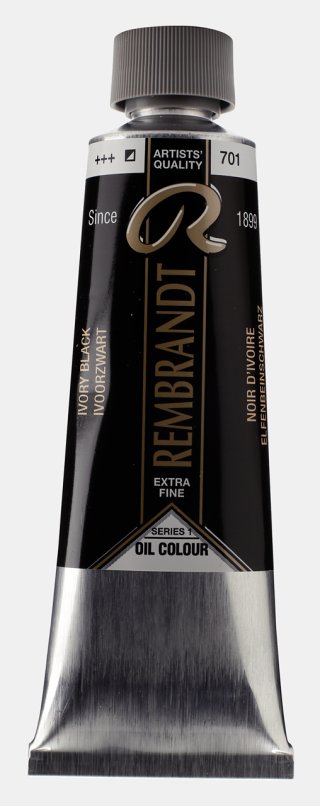 Rembrandt 150 ML Yağlı Boya  Ivory Black — Rembrandt
