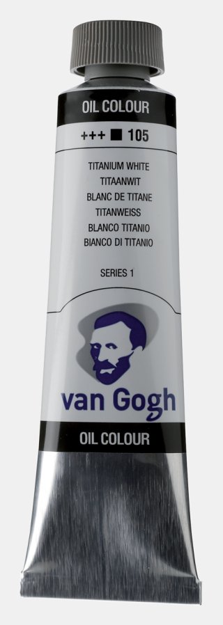 Van Gogh 40 ML Yağlı Boya Titanium White — Van Gogh