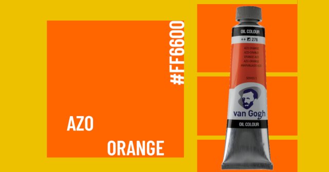 Van Gogh Azo Orange 40 ML Yağlı Boya  — Van Gogh (görsel 2)
