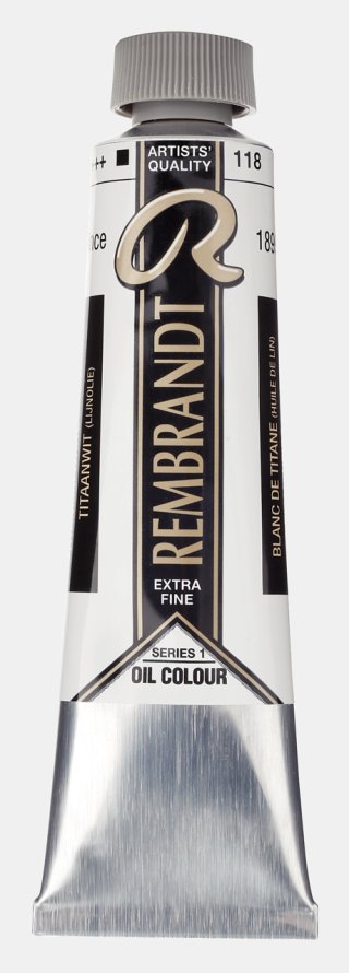 Rembrandt 40 ML Yağlı Boya Titanium White (Linseed Oil) — Rembrandt
