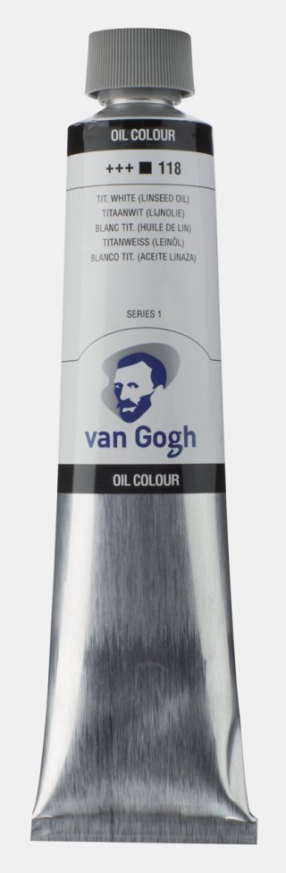 Van Gogh Yağlı Boya 200 ML Titanium White ( Keten Yağı ) 118 — Van Gogh