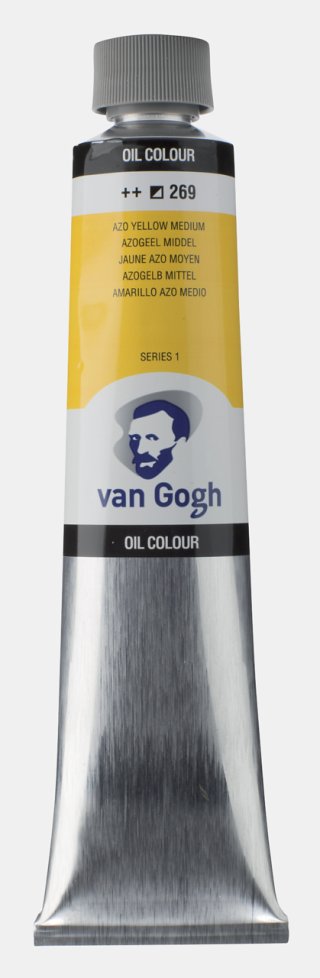 Van Gogh Yağlı Boya 200 ML Azo Yellow Medium 269 — Van Gogh