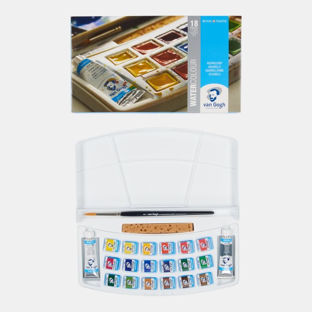 Van Gogh Suluboya Tablet Seti 18 + 2 Ad. 10 ML Tüp (Plastik Kutu) — Van Gogh (görsel 2)