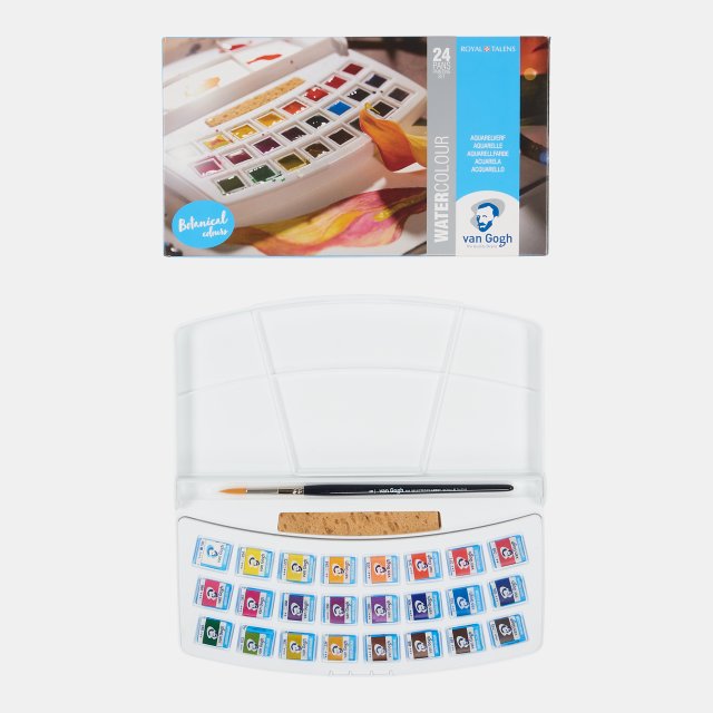 Van Gogh Suluboya Tablet Set 24'lü Botanic (Plastik Kutu) — Van Gogh (görsel 2)