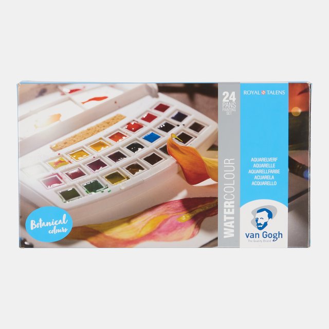 Van Gogh Suluboya Tablet Set 24'lü Botanic (Plastik Kutu) — Van Gogh (görsel 3)