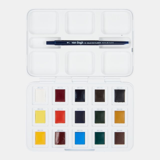 Van Gogh Suluboya Tablet 12+3 Set (Plastik Kutu) — Van Gogh (görsel 5)