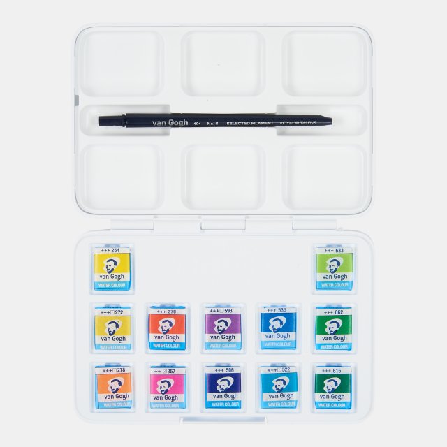 Van Gogh Suluboya Tablet 12'li Vibrant Colours (Plastik Kutu) — Van Gogh (görsel 2)