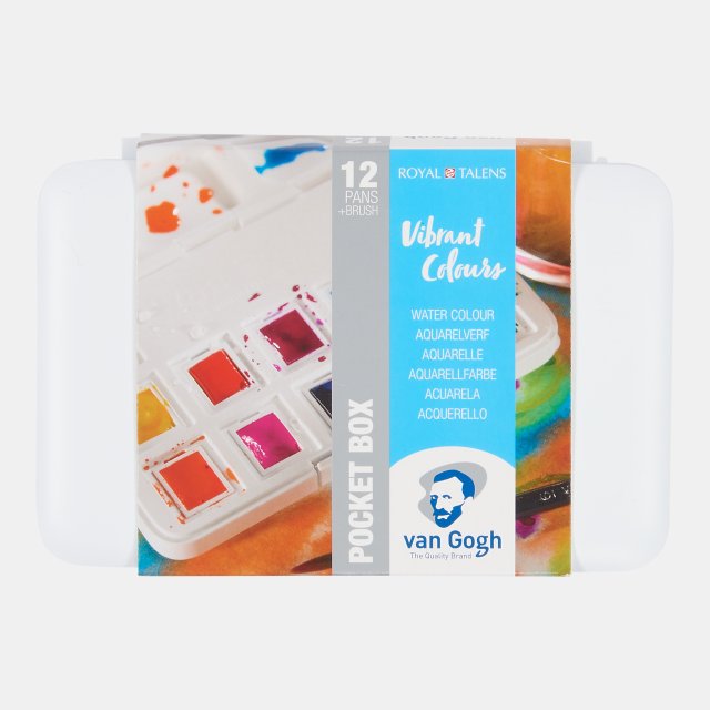 Van Gogh Suluboya Tablet 12'li Vibrant Colours (Plastik Kutu) — Van Gogh (görsel 3)