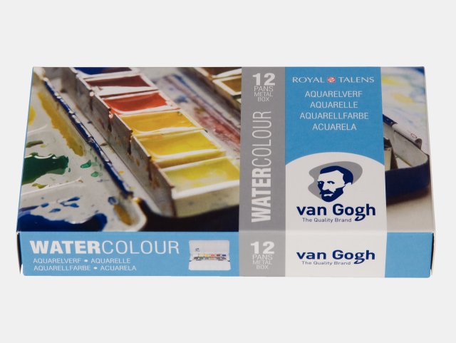 Van Gogh Suluboya Tablet Set 12'li (Metal Kutu) — Van Gogh (görsel 3)