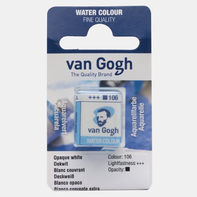 Van Gogh Suluboya Tablet Opaque White — Van Gogh