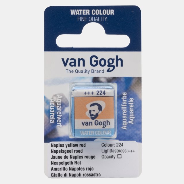 Van Gogh Suluboya Tablet Naples Yellow Red — Van Gogh