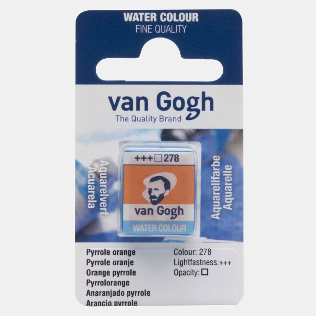 Van Gogh Suluboya Tablet Pyrrole Orange — Van Gogh