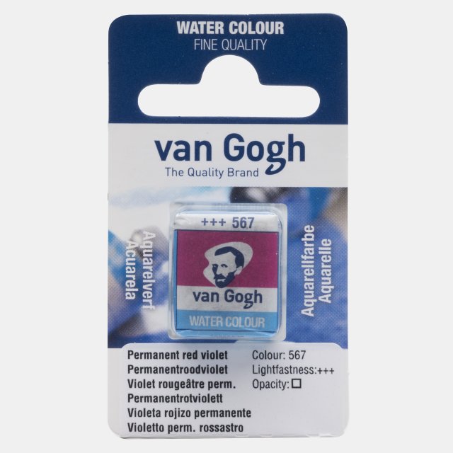 Van Gogh Suluboya Tablet Permanent Red Violet — Van Gogh