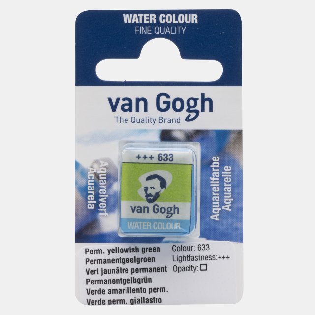 Van Gogh Suluboya Tablet Permanent Yellowish Green — Van Gogh