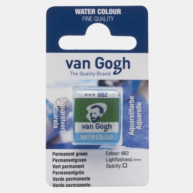 Van Gogh Suluboya Tablet - Permanent Green — Van Gogh (görsel 2)