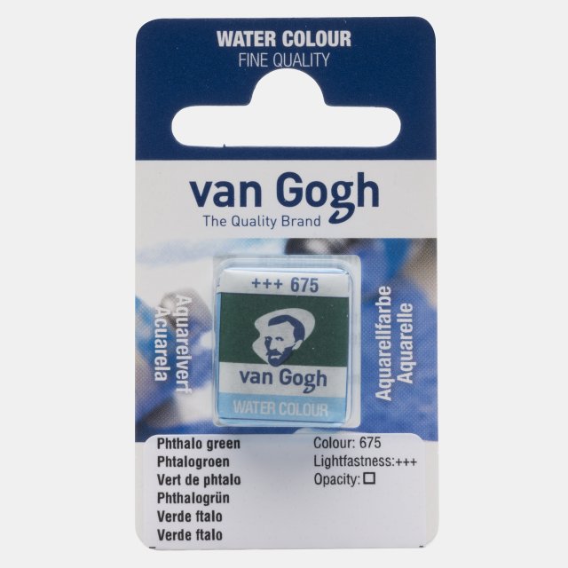 Van Gogh Suluboya Tablet Phthalo Green — Van Gogh