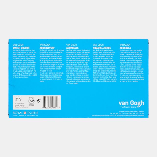 Van Gogh Suluboya Tüp 10 ML 12'li Set ( Plastik Kutu ) — Van Gogh