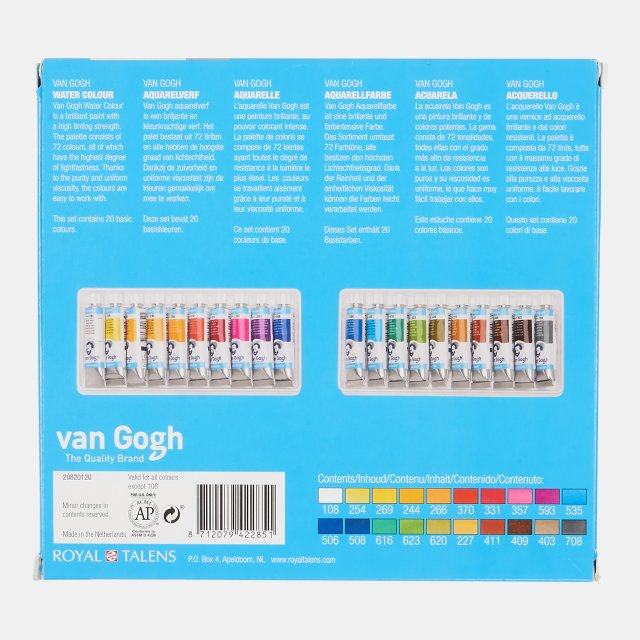 Van Gogh Suluboya Tüp 10 ML 20'li Set (Karton Kutu) — Van Gogh (görsel 2)