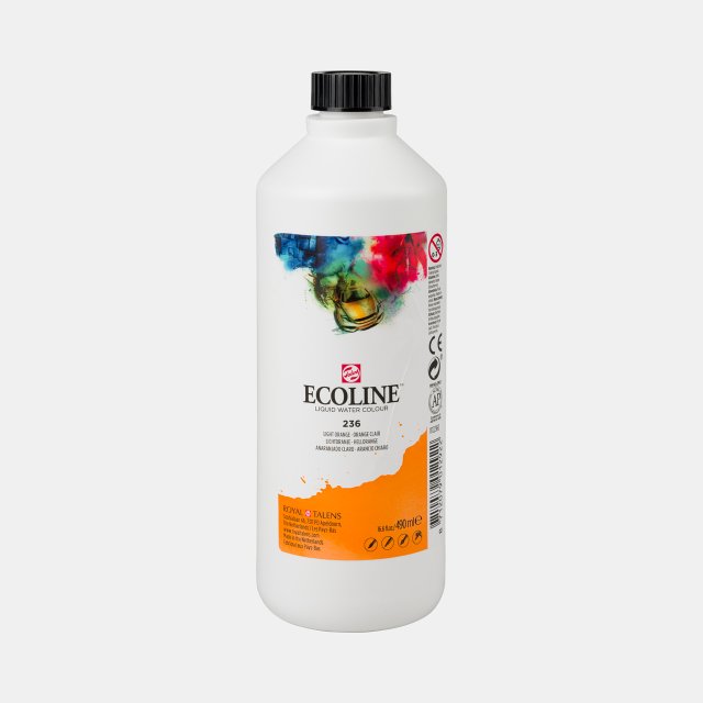 Talens Ecoline 490 ML Light Orange — Talens