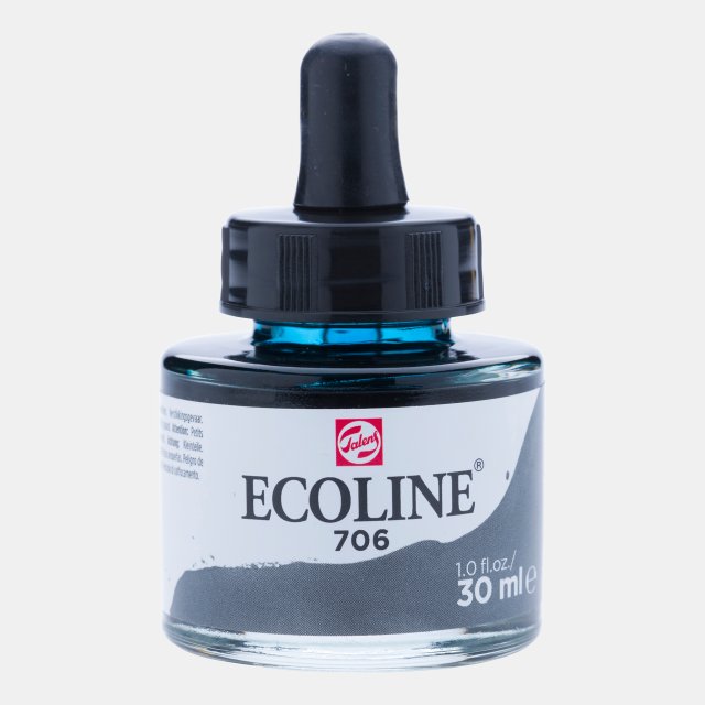 Talens Ecoline 30 ML Deep Grey — Talens