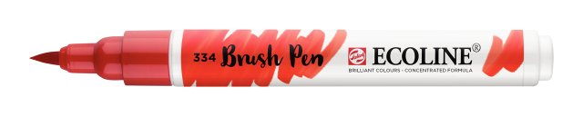 Talens Ecoline Fırça Uçlu Kalem Scarlet — Talens