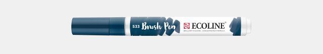 Talens Ecoline Fırça Uçlu Kalem Indigo Blue — Talens