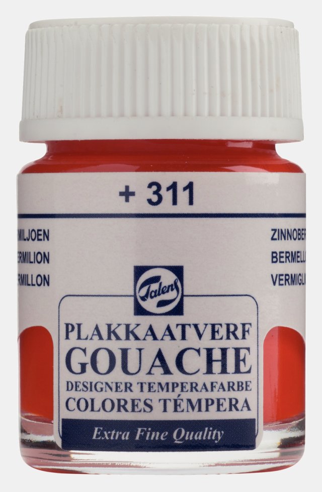 Talens Gouache Jar 16ml Vermilion — Talens