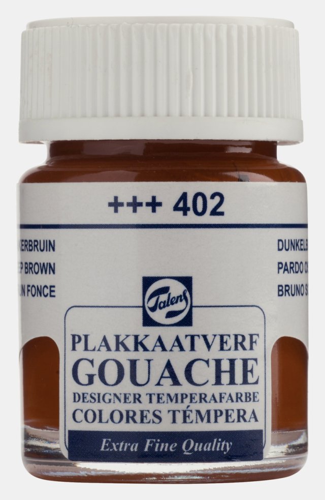 Talens Gouache Jar 16ml Burnt Umber — Talens