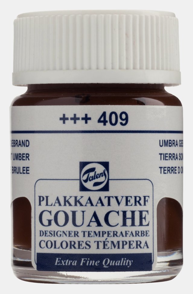 Talens Gouache Jar 16ml Burnt Umber — Talens (görsel 2)