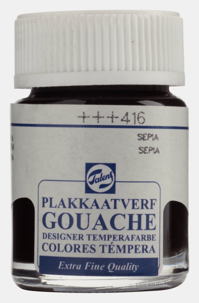 Talens Gouache Jar 16ml Sepia — Talens