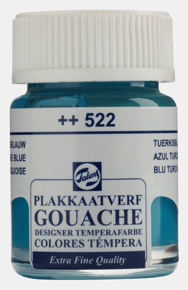 Talens Gouache Jar 16ml Prussian Blue Phthalo — Talens